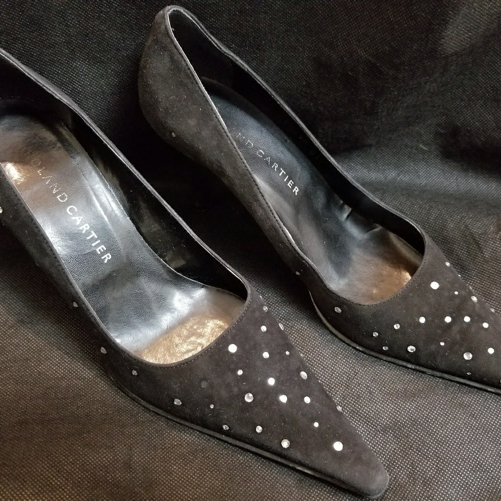 Dress shoes with sparkles